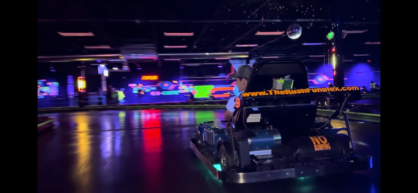 Rush Funplex security display wall